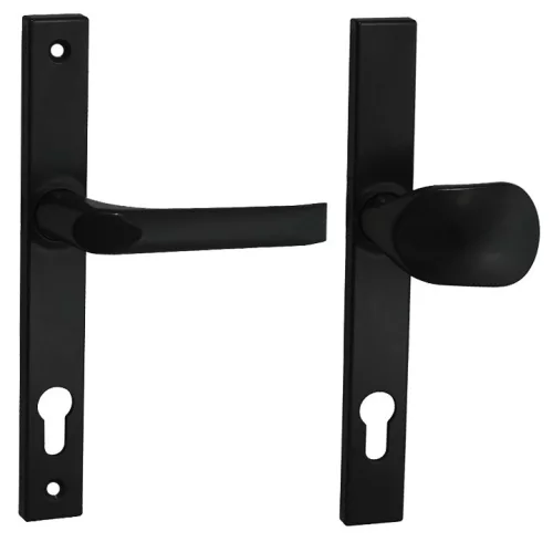 Hero Square Security Black 90mm PZ Button/Handle