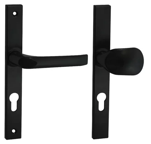 Hero Square Security Black 85mm PZ Button/Handle