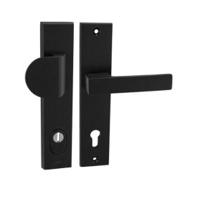   Omega Pătrată Securitate Securitate Maner/Mâner Negru 90 PZ