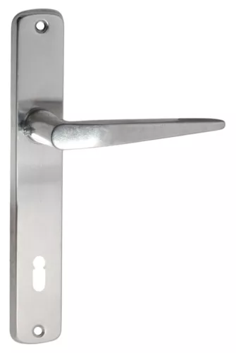 Alu 410 Pajzsos Ajtókilincs F1 Ezüst 90 mm BB