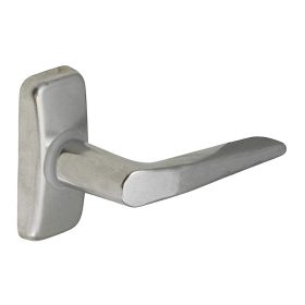   Alu 410 Okenná kľučka F1 Strieborná v tvare "L".