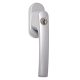 Large window handle Lockable F1 Silver