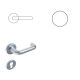 Fix Button F1 alu silver PZ Button/Handle