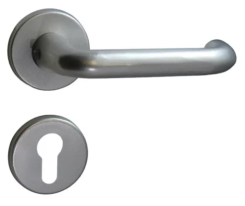 Pevné tlačidlo F1 hliníkové strieborné PZ