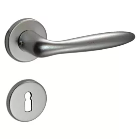 Easy Rozetă rotundă F1 aluminiu argintiu BB