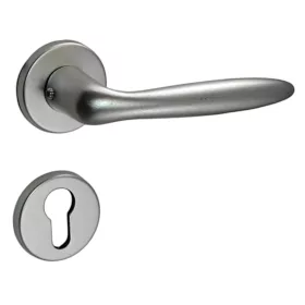 Easy Runden F1 Alu Silber PZ Knopf/Türknauf