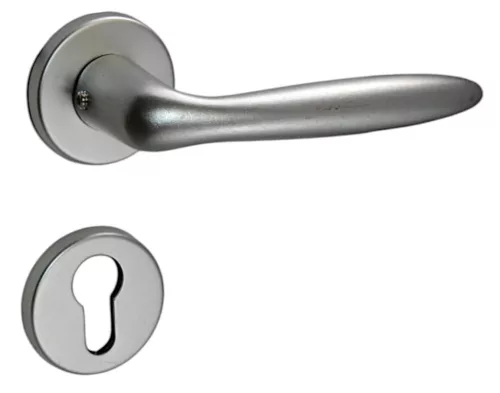 Easy Rozetă rotundă F1 aluminiu argintiu PZ