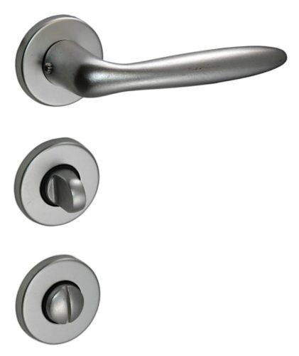 Easy Körrozettás F1 Alu Ezüst WC  Gomb/Kilincs