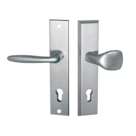 Zamek bezpieczeństwa RIO Srebrny / PRZYCISK WKŁADKA 92mm