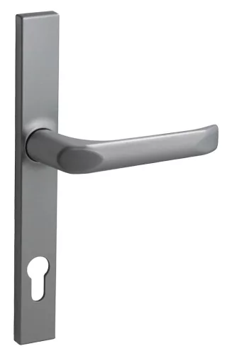 Felix szögletes Biztonsági Bejárati ajtókilincs Silver Ezüst 90mm PZ