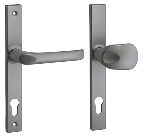 Hero Square Security F1 Silver Button/ Handle 92 PZ