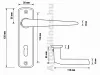 Alu 410 F2 Alu Pezsgő 55 mm PZ Gomb/Kilincs