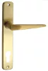 Alu 410 Pajzsos Ajtókilincs F3 Arany 90 mm PZ