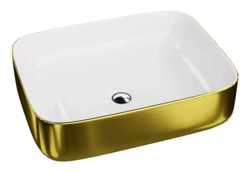 Lavita GALERA GOLD/WHITE Mosdókagyló, arany
