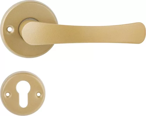 FESTETT ajtókilincs kerek rozettás arany PZ