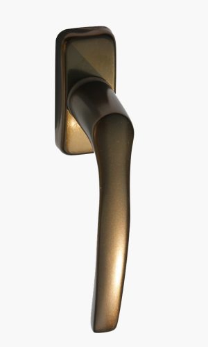 CALA F4 alu Bronze Large window handle with positioning mechanism