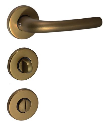 Pira Körrozettás F4 Alu Bronz WC