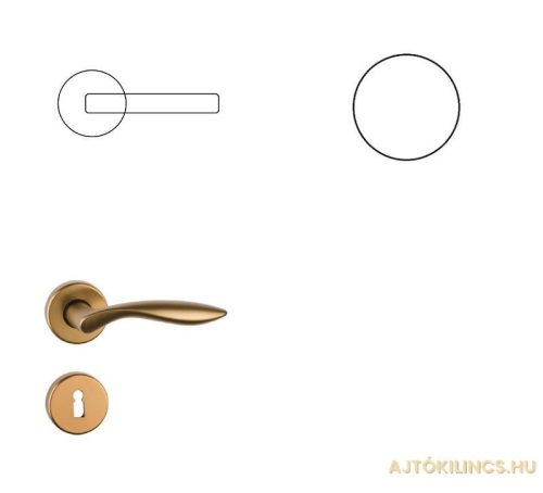 Idea F2 alu bronze BB Button/Handle