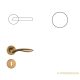 Idea F2 alu bronze PZ Button/Handle