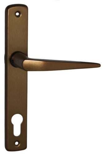 Alu 410 Pajzsos Ajtókilincs F4 Bronz 55 mm WC