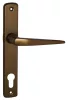 Alu 410 Pajzsos Ajtókilincs F4 bronz 90 mm PZ