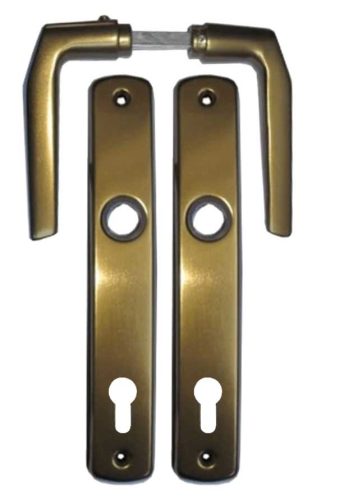 Alu 410 Shielded Door Handle F4 bronz 90 mm PZ