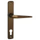 Alu 410 Pajzsos Ajtókilincs F4 bronz 90 mm PZ