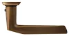 Alu 410 Pajzsos Ajtókilincs F4 bronz 55 mm PZ