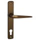 Alu 410 Pajzsos Ajtókilincs F4 Bronz 92 mm PZ