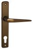 Alu 410 Pajzsos Ajtókilincs F4 Bronz 85 mm PZ