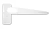 Alu 410 Mâner pentru fereastră în formă albă, cu mecanism de poziționare