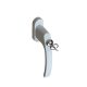 lockable Large Window half handle White