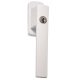 Large window handle Lockable Rectangular White