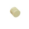 Plastic Circle Button/Button White color Normal / Cylinder Bottom Lock Cover