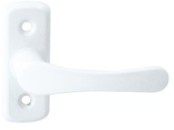 Larina Square "L" Shaped White Window Handle