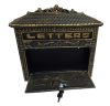 Lovasbetyár Yellow Antique Mailbox Alu. with cast front