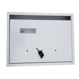   Casa scarii GABI gri alb 350 mm x 270 mm x 60 mm DESCHIDERE SUPERIOara carte de vizita INFORTATA