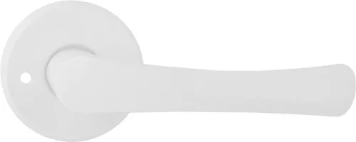 FESTETT ajtókilincs kerek rozettás fehér Csak kilincs felső rozettán