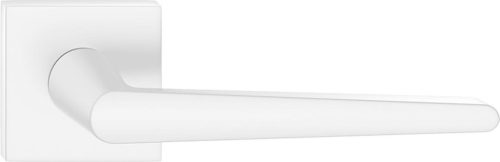 ARROW ajtókilincs négyzet alakú Q-rozettás fehér - CORONA PREMIUM Csak kilincs felső rozettán