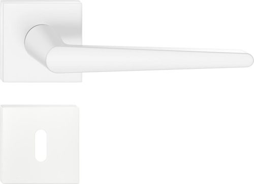 ARROW ajtókilincs négyzet alakú Q-rozettás fehér - CORONA PREMIUM BB