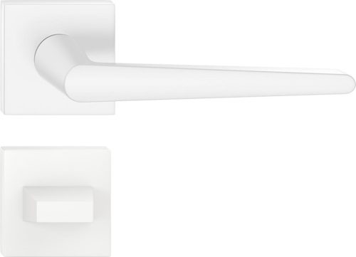 ARROW ajtókilincs négyzet alakú Q-rozettás fehér - CORONA PREMIUM WC