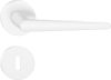 ARROW ajtókilincs kerek rozettás jobb oldali matt fehér - CORONA PREMIUM BB