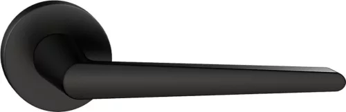 ARROW ajtókilincs kerek R rozettás fekete - CORONA PREMIUM Csak kilincs felső rozettán