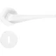 FLOW ajtókilincs kerek talpú jobb oldali fehér - CORONA PREMIUM BB