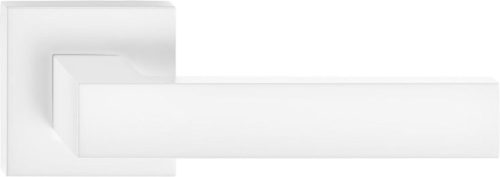 FOCUS ajtókilincs szögletes rozettás matt fehér - CORONA PREMIUM PZ