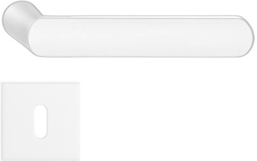 ICONA ajtóajtókilincs szögletes rozettás Q SLIM vékony fehér - CORONA PREMIUM BB