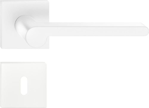 PANDORA ajtóajtókilincs négyzet alakú Q rozettás fehér - CORONA PREMIUM BB