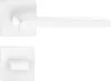 PANDORA ajtóajtókilincs négyzet alakú Q rozettás fehér - CORONA PREMIUM WC