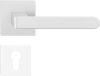 RIO ajtókilincs K alakú rozettás fehér PZ