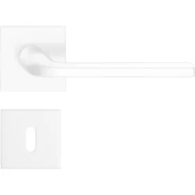   SCANDI ajtóajtókilincs négyzet alakú rozettás Q SLIM vékony fehér - CORONA PREMIUM BB